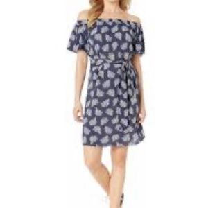 MICHAEL Michael Kors Blue Reef Print Dress sz S